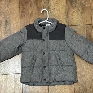 H&M Kids Charcoal and Black Puffer Jacket